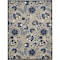 Homeroots 7 x 10 ft. Natural & Blue Indoor & Outdoor Area Rug 384862 - alternate 1
